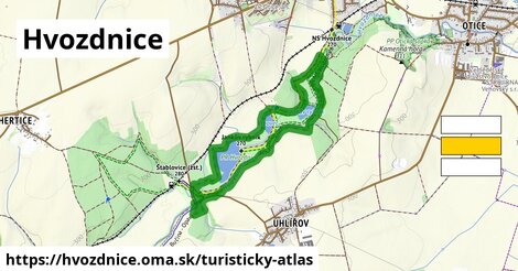 ikona Turistická mapa turisticky-atlas v hvozdnice