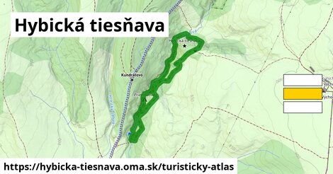 ikona Turistická mapa turisticky-atlas v hybicka-tiesnava