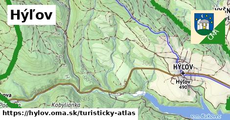 ikona Turistická mapa turisticky-atlas v hylov