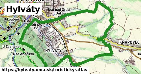 ikona Turistická mapa turisticky-atlas v hylvaty