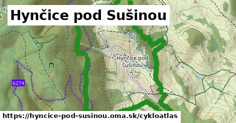 ikona Cyklo cykloatlas v hyncice-pod-susinou