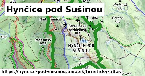 ikona Turistická mapa turisticky-atlas v hyncice-pod-susinou