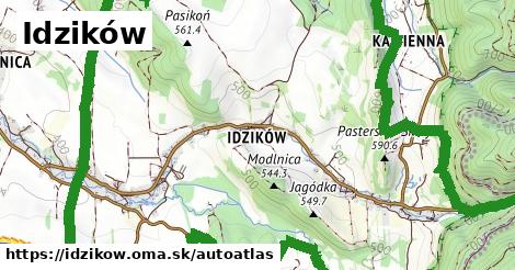 ikona Mapa autoatlas v idzikow