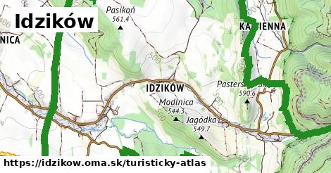 ikona Turistická mapa turisticky-atlas v idzikow