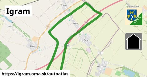 ikona Mapa autoatlas v igram