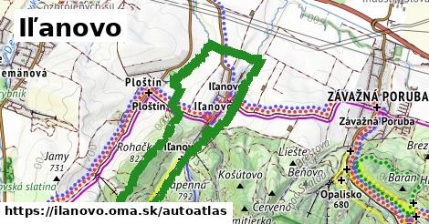 ikona Mapa autoatlas v ilanovo