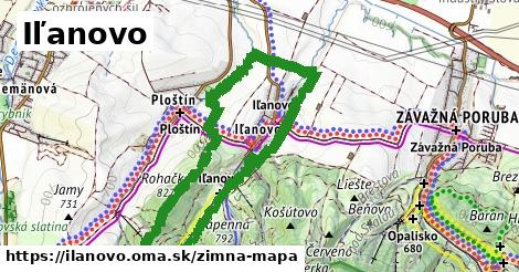 ikona Zimná mapa zimna-mapa v ilanovo