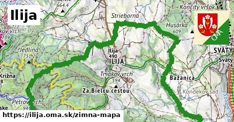 ikona Zimná mapa zimna-mapa v ilija