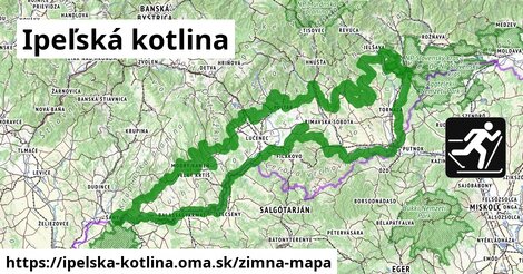 ikona Zimná mapa zimna-mapa v ipelska-kotlina