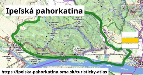 ikona Turistická mapa turisticky-atlas v ipelska-pahorkatina