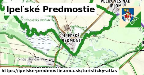 ikona Ipeľské Predmostie: 7,1 km trás turisticky-atlas v ipelske-predmostie