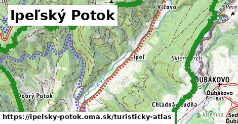 ikona Ipeľský Potok: 0 m trás turisticky-atlas v ipelsky-potok