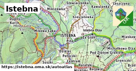 ikona Mapa autoatlas v istebna