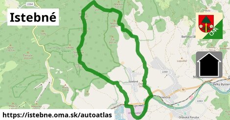 ikona Mapa autoatlas v istebne