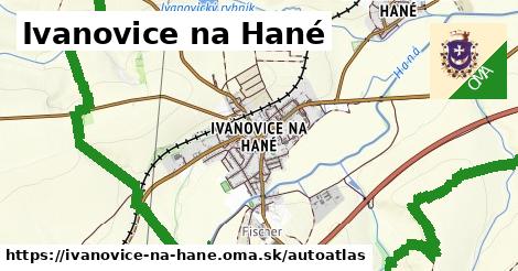 ikona Mapa autoatlas v ivanovice-na-hane