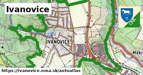 ikona Mapa autoatlas v ivanovice