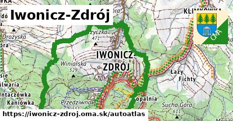 ikona Mapa autoatlas v iwonicz-zdroj