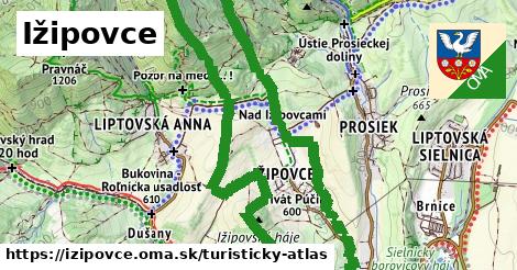 ikona Turistická mapa turisticky-atlas v izipovce