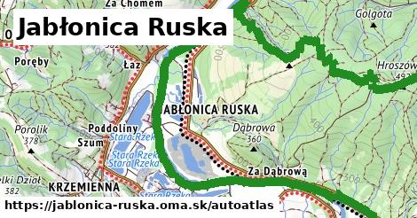 ikona Mapa autoatlas v jablonica-ruska