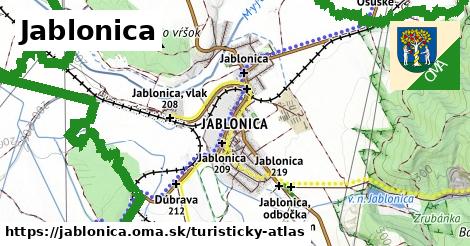 ikona Turistická mapa turisticky-atlas v jablonica