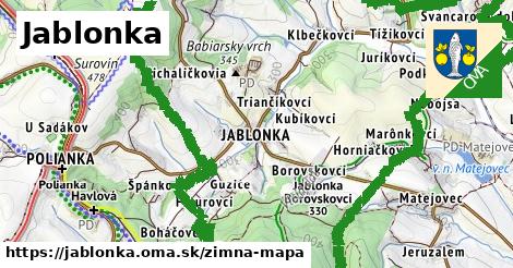 ikona Zimná mapa zimna-mapa v jablonka