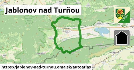 ulice v Jablonov nad Turňou