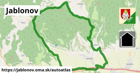 ikona Mapa autoatlas v jablonov