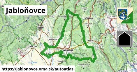 ikona Mapa autoatlas v jablonovce