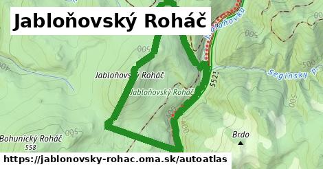 ulice v Jabloňovský Roháč