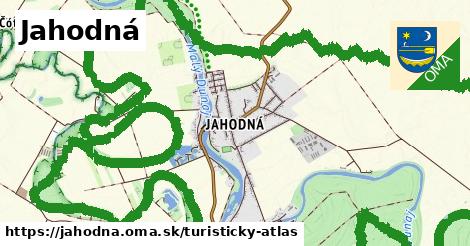 ikona Jahodná: 10,7 km trás turisticky-atlas v jahodna