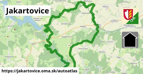 ikona Mapa autoatlas v jakartovice