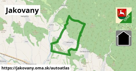 ikona Mapa autoatlas v jakovany