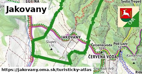 ikona Turistická mapa turisticky-atlas v jakovany