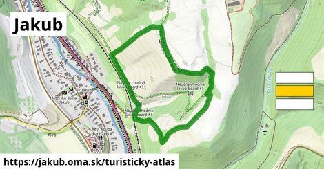 ikona Turistická mapa turisticky-atlas v jakub