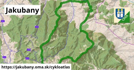 ikona Cyklo cykloatlas v jakubany