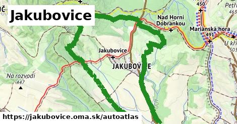 ikona Mapa autoatlas v jakubovice