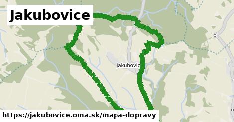 ikona Jakubovice: 0 m trás mapa-dopravy v jakubovice