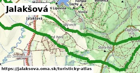 ikona Jalakšová: 0 m trás turisticky-atlas v jalaksova