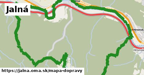 ikona Jalná: 21 km trás mapa-dopravy v jalna