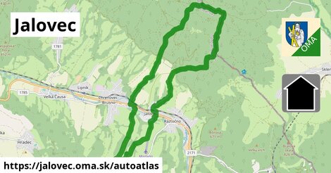 ikona Mapa autoatlas v jalovec