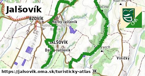 ikona Turistická mapa turisticky-atlas v jalsovik