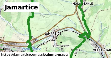 ikona Jamartice: 0 m trás zimna-mapa v jamartice