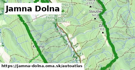 ikona Mapa autoatlas v jamna-dolna