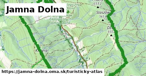 ikona Turistická mapa turisticky-atlas v jamna-dolna