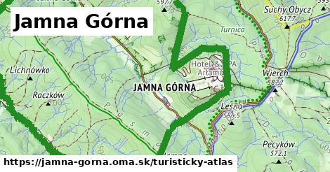 ikona Turistická mapa turisticky-atlas v jamna-gorna