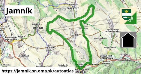 ikona Mapa autoatlas v jamnik.sn