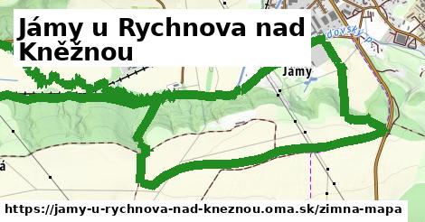 ikona Jámy u Rychnova nad Kněžnou: 0 m trás zimna-mapa v jamy-u-rychnova-nad-kneznou