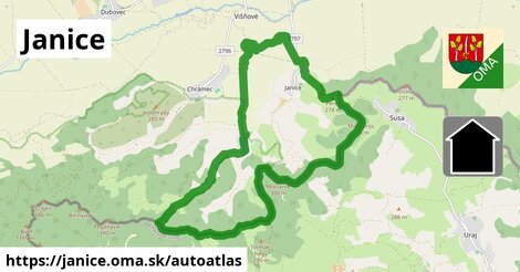 ikona Mapa autoatlas v janice