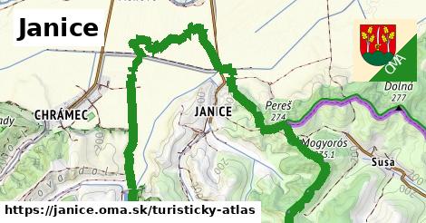 ikona Janice: 9,6 km trás turisticky-atlas v janice