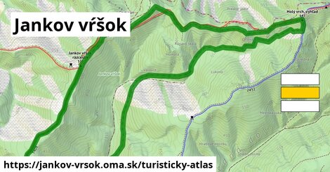 ikona Turistická mapa turisticky-atlas v jankov-vrsok